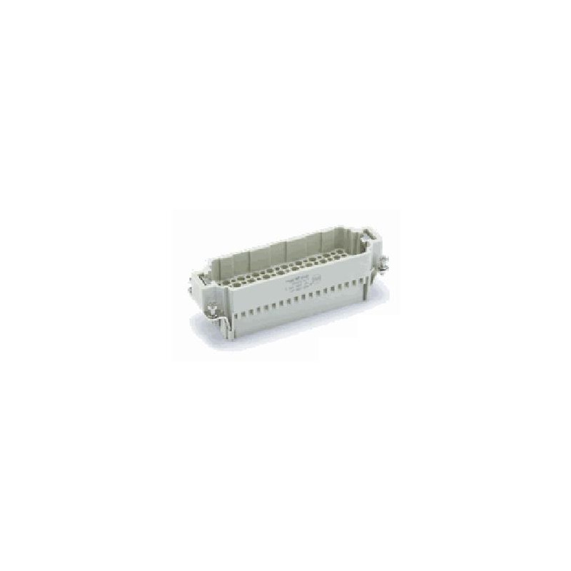 Insert HDD, Raccordement à Sertir, mâle, 108 pin, 10A, Polycarbonate, 24B|48B 